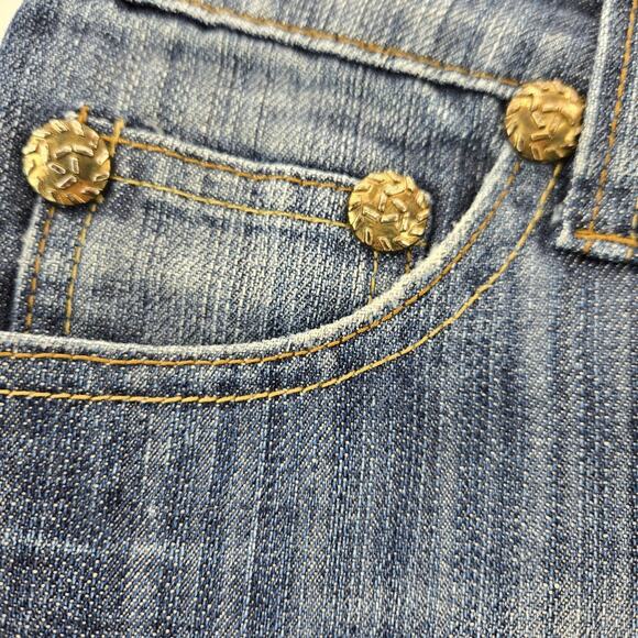 Vintage Y2K Roberto Cavalli Just Cavalli Jeans Women 27 Rhinestones Embroidered - Picture 14 of 14